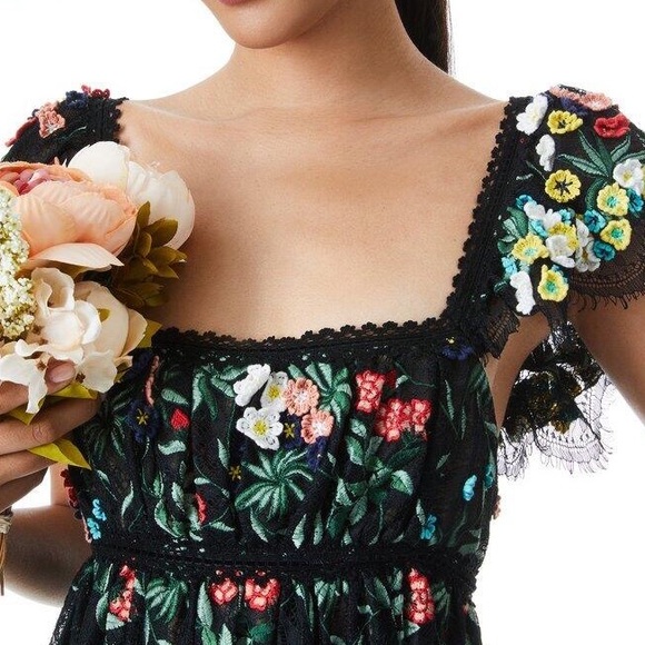 ALICE + OLIVIA - MCKENNA EMBELLISHED EMPIRE WAIST GOWN - NWT - Picture 4 of 6